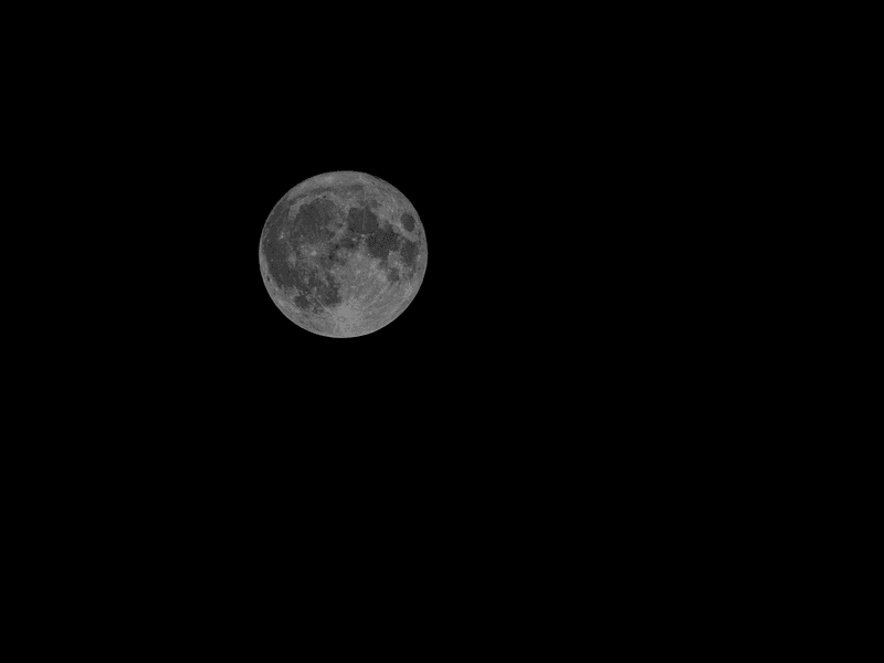 A full moon in the night sky
