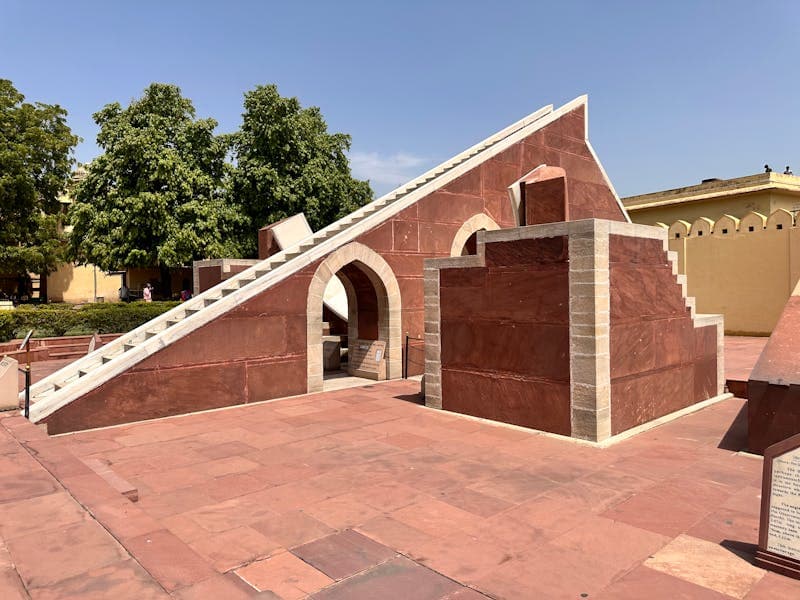 The ancient Jantar Mantar astronomical observatory in Jaipur